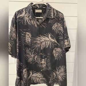 Caribbean Silk button down short sleeve shirt